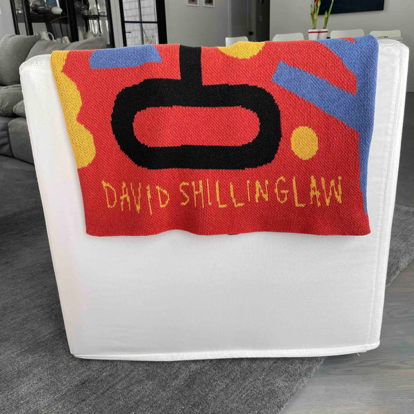 David Shillinglaw Hieroglyphics Cotton Throw